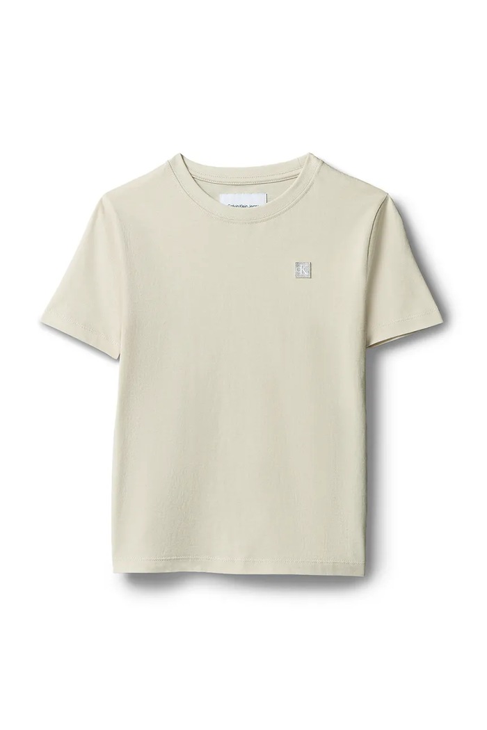 Calvin Klein Jeans tricou pentru copii, din bumbac LV1CKSJA30.128.176.PPY2 bej SS26