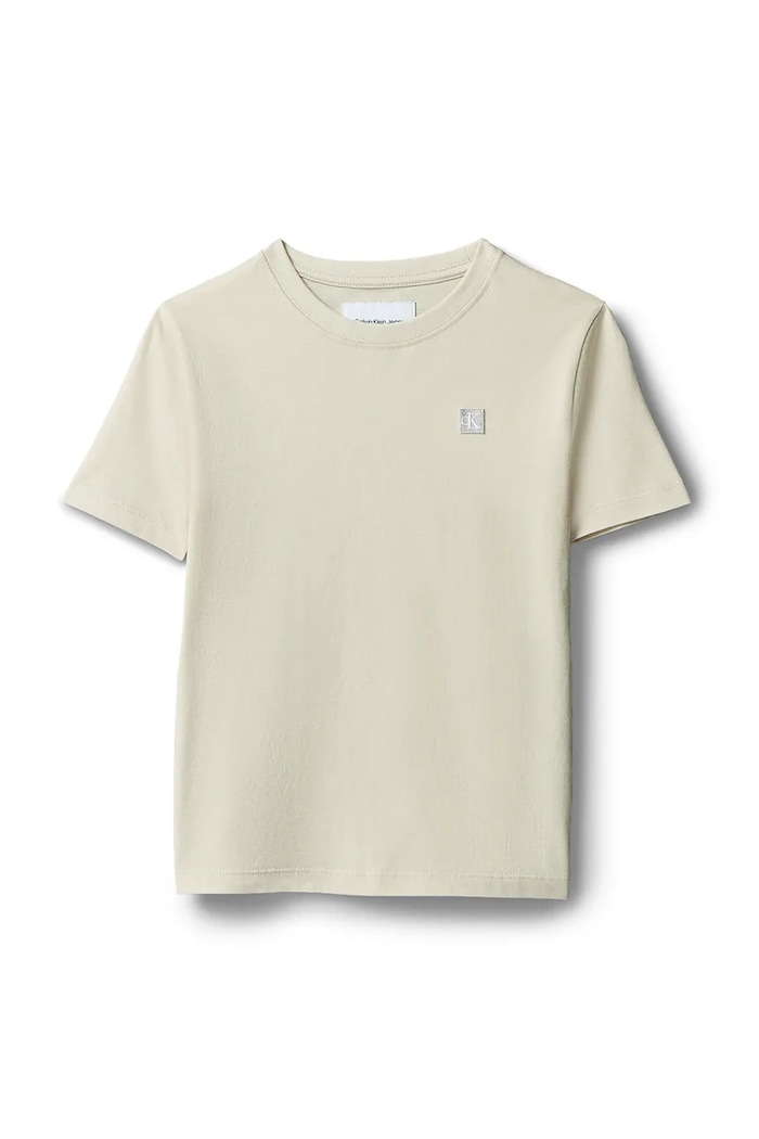 Calvin Klein Jeans tricou pentru copii, din bumbac LV1CKSJA30.128.176.PPY2 bej SS26