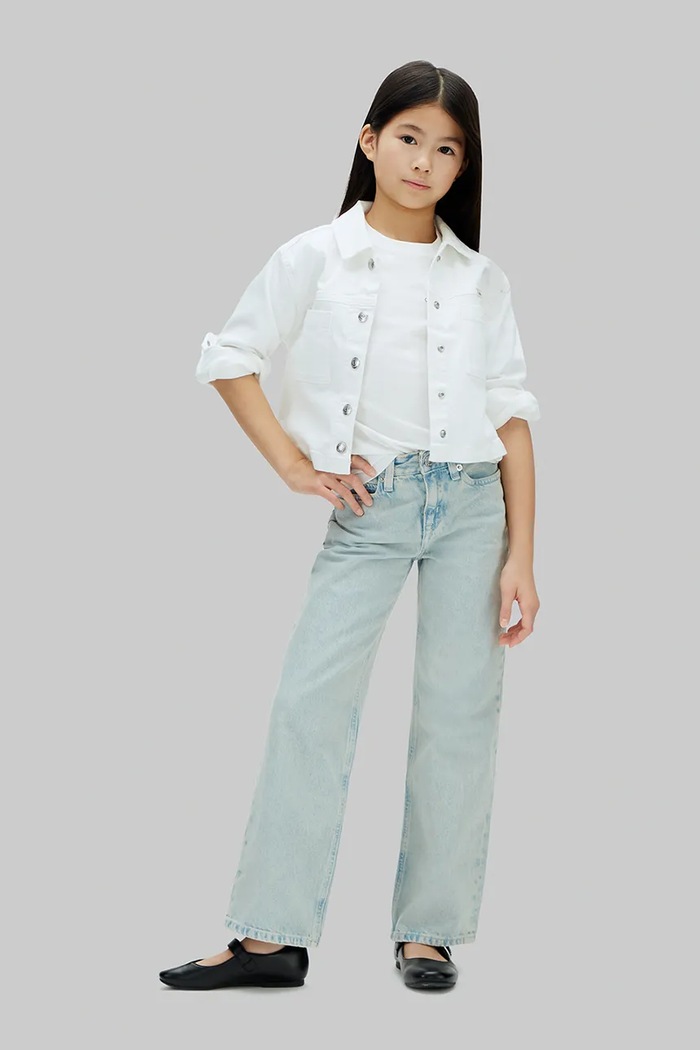 Calvin Klein Jeans tričko detské bavlnené LV1CKSJA31.104.116.PPY2 biela