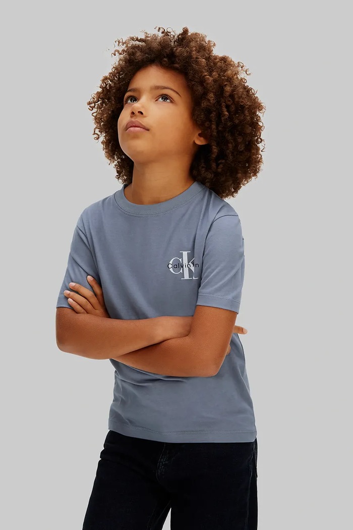 Calvin Klein Jeans tricou pentru copii, din bumbac LV1CKSJA32.128.176.PPY2 albastru