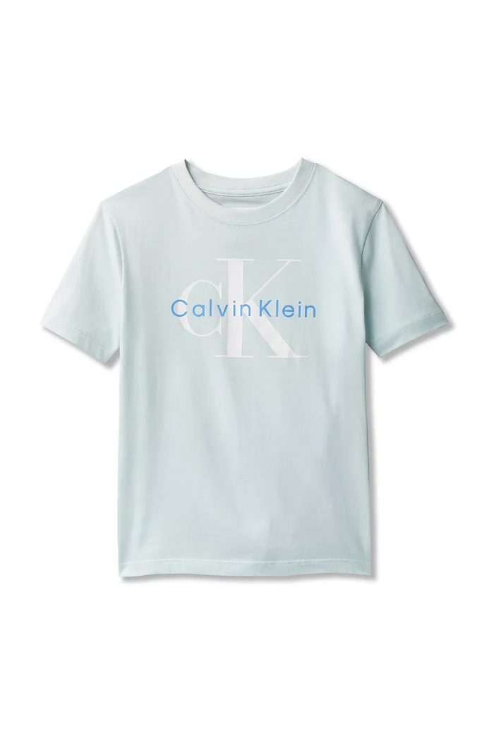 Calvin Klein Jeans tricou pentru copii, din bumbac LV1CKSJA33.128.176.PPY2 albastru SS26