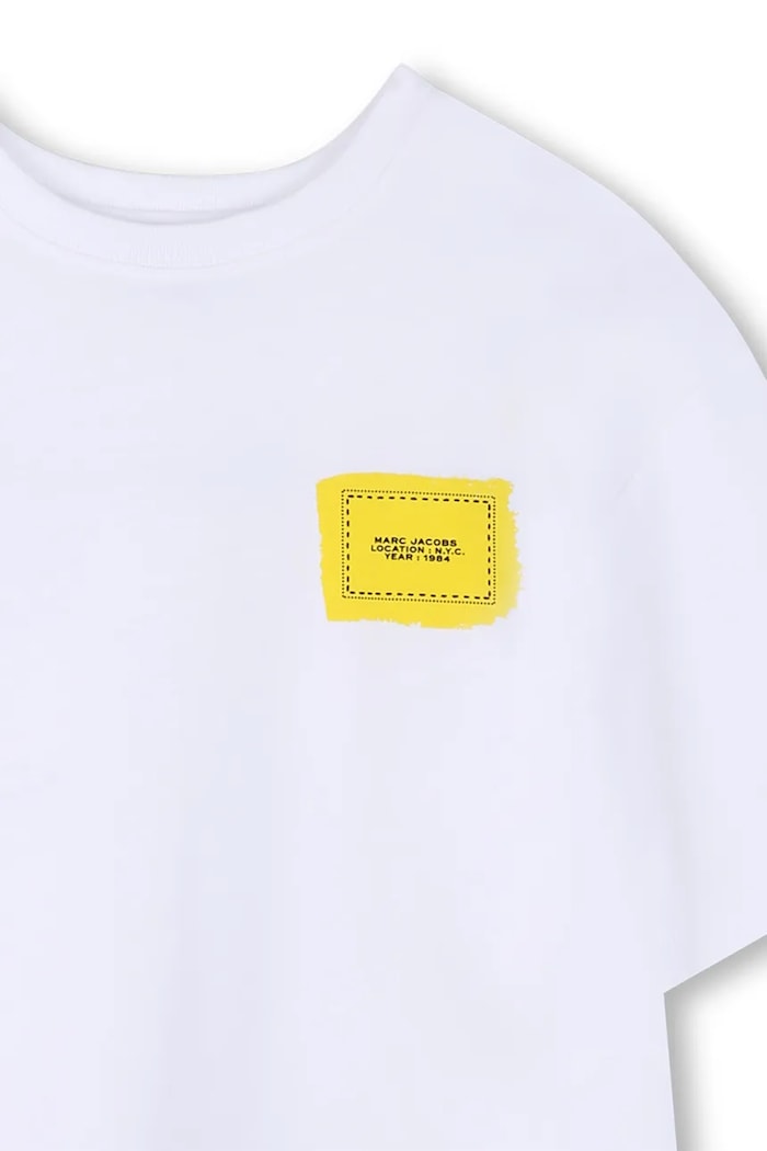 Marc Jacobs t-shirt bawełniany dziecięcy biały W60761.86.108