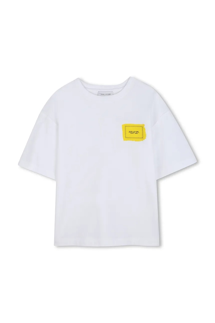 Marc Jacobs t-shirt bawełniany dziecięcy W60761.114.150 biały SS26