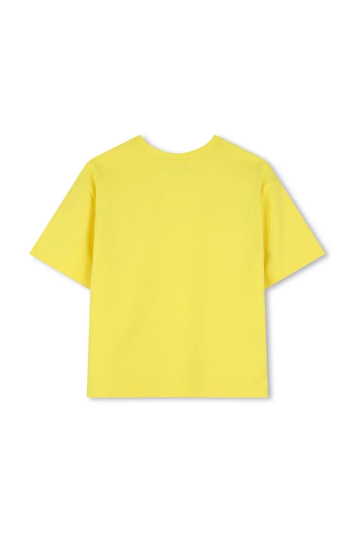 Marc Jacobs t-shirt bawełniany dziecięcy W60766.114.150 żółty SS26