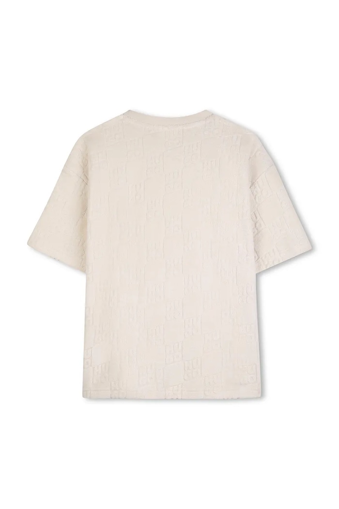 Băieți HUGO tricou pentru copii, din bumbac G01018.162.174 bej