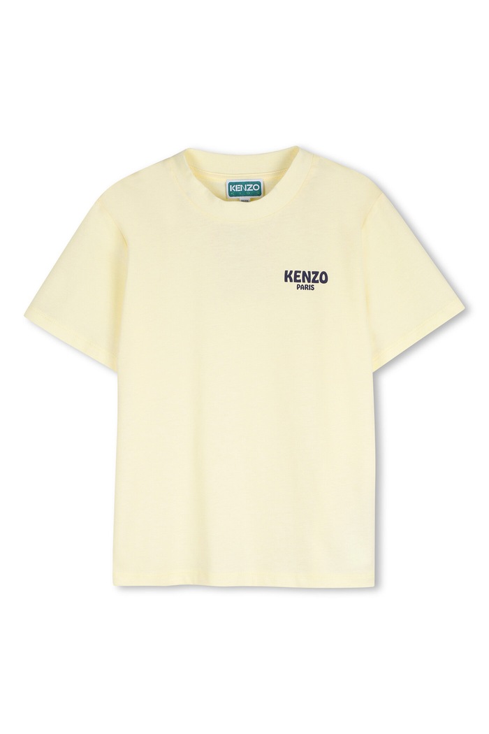 Detské bavlnené tričko Kenzo Kids bavlna žltá K61669.114.150
