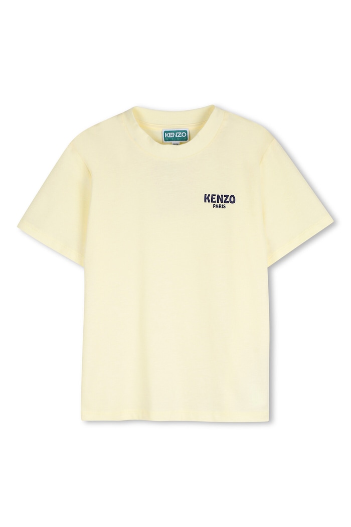 Detské bavlnené tričko Kenzo Kids bavlna žltá K61669.114.150