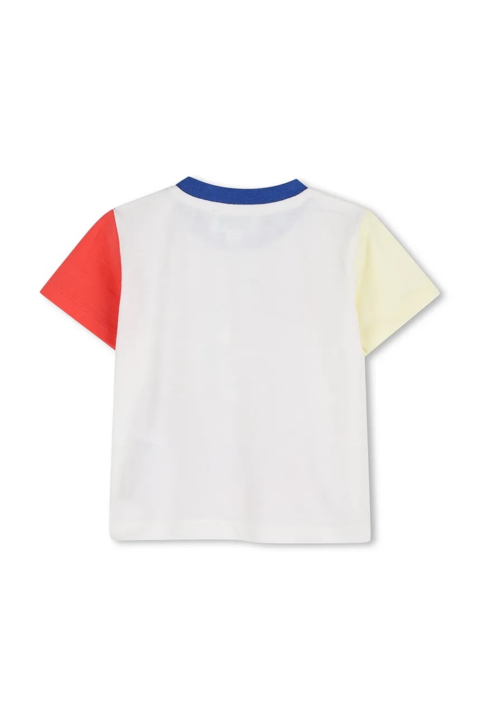 Detské bavlnené tričko Kenzo Kids K61717.86.102 biela SS26