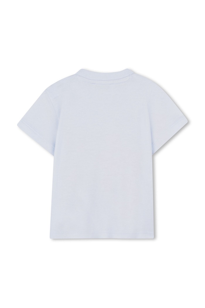 Detské bavlnené tričko Kenzo Kids K61721.71.81 modrá SS26