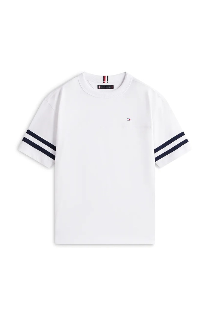 Tommy Hilfiger tričko detské bavlnené KB0KB10299.128.176.PPY2 biela SS26