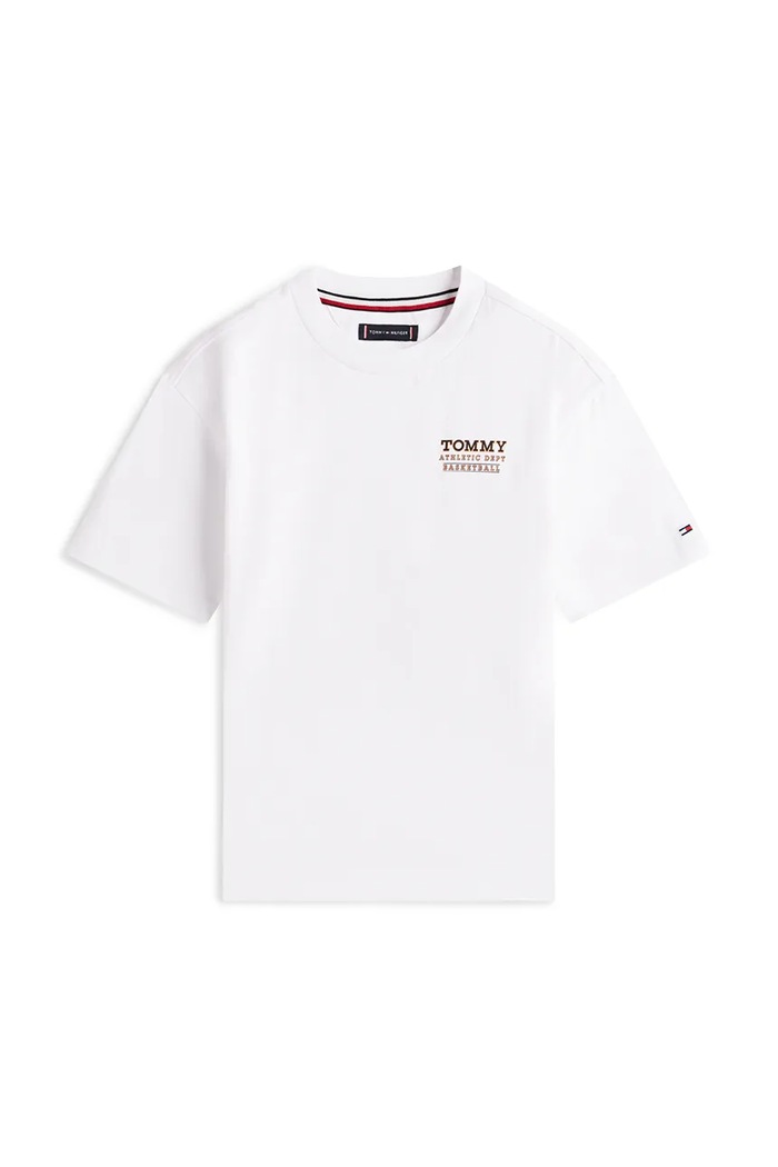 Tommy Hilfiger tričko detské bavlnené KB0KB10194.128.176.PPY2 biela SS26