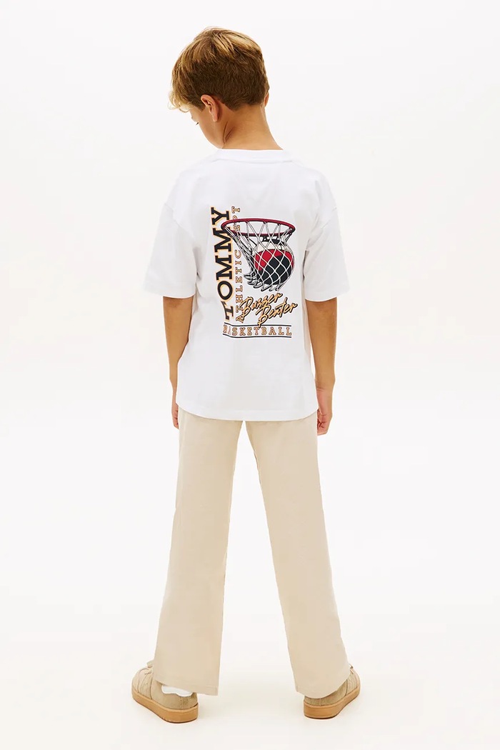 Tommy Hilfiger tričko detské bavlnené KB0KB10194.128.176.PPY2 biela