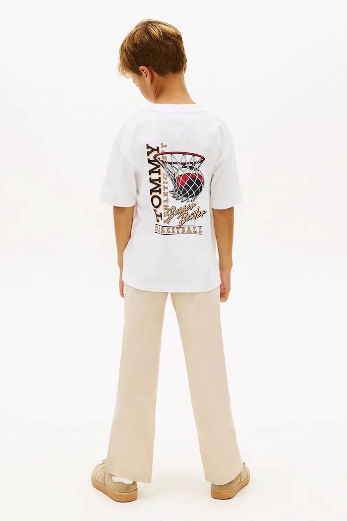 Tommy Hilfiger tričko detské bavlnené KB0KB10194.128.176.PPY2 biela