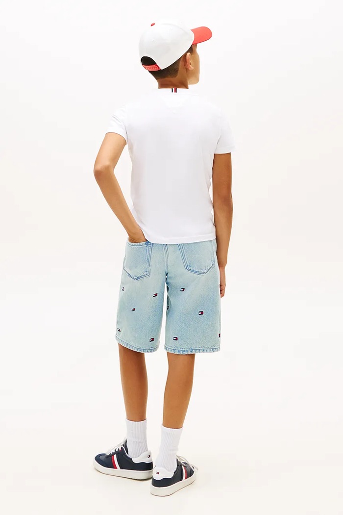 Tommy Hilfiger tričko detské bavlnené biela KB0KB10275.104.122.PPY2
