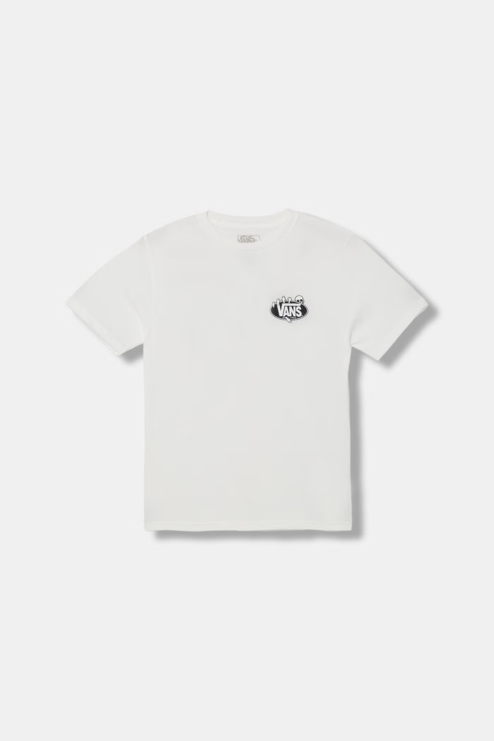 Vans tričko detské bavlnené biela VN000VW4WHT1