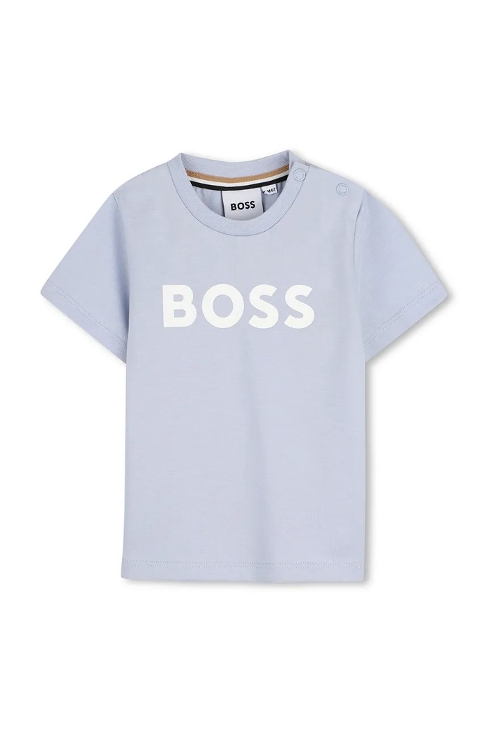 BOSS majica za bebe od pamuka plava J52712.86.94