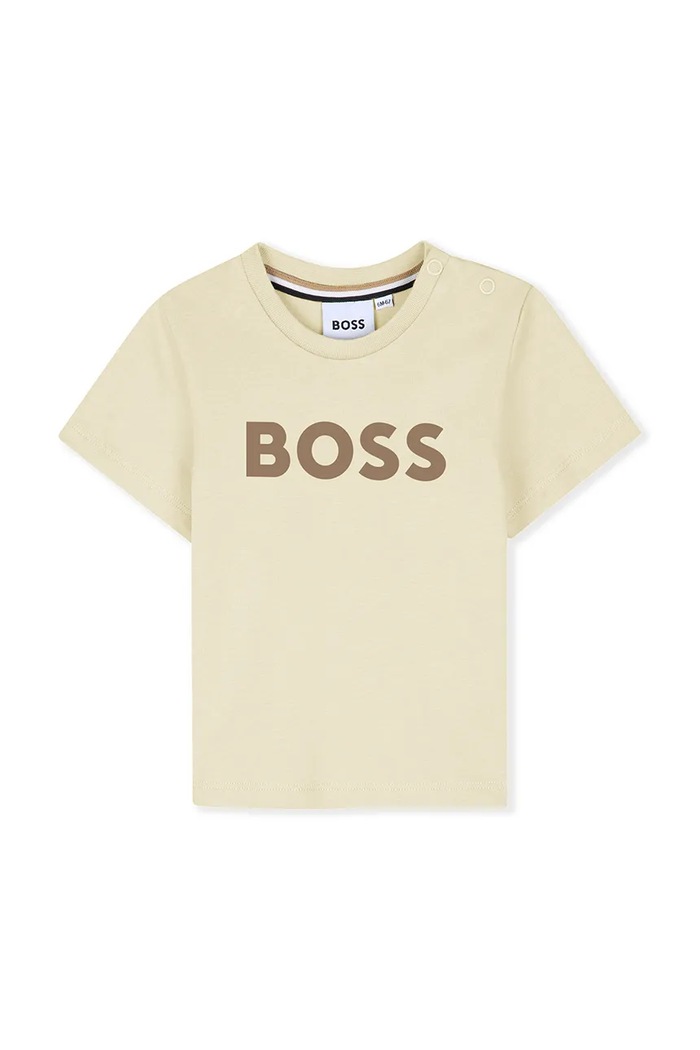 BOSS majica za bebe od pamuka bež J52712.74.81