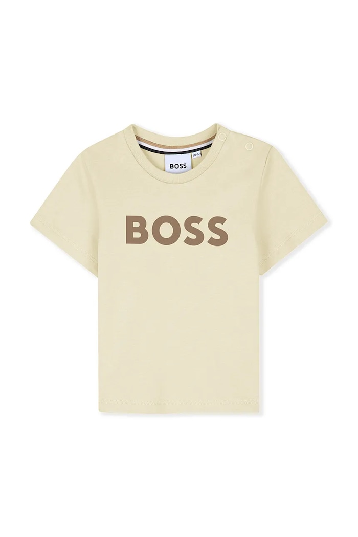 BOSS majica za bebe od pamuka bež J52712.74.81