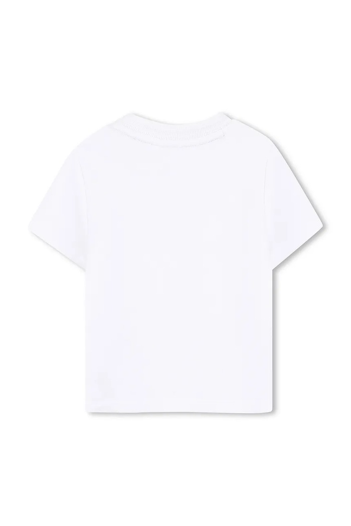 BOSS t-shirt bawełniany niemowlęcy J52885.86.94 biały SS26