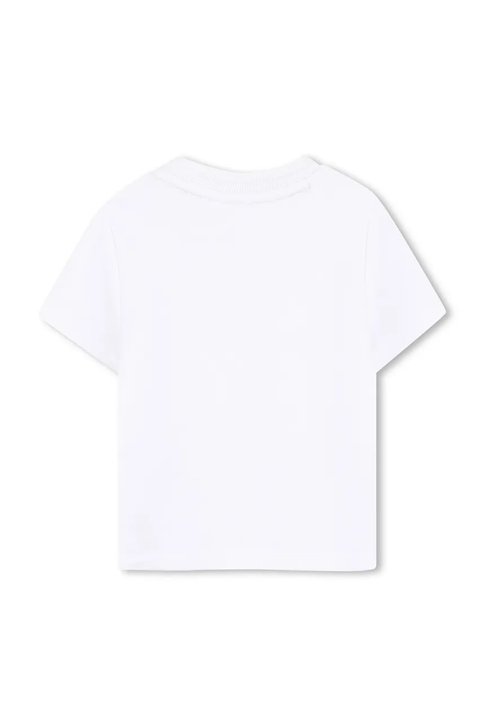 BOSS t-shirt bawełniany niemowlęcy J52885.86.94 biały SS26