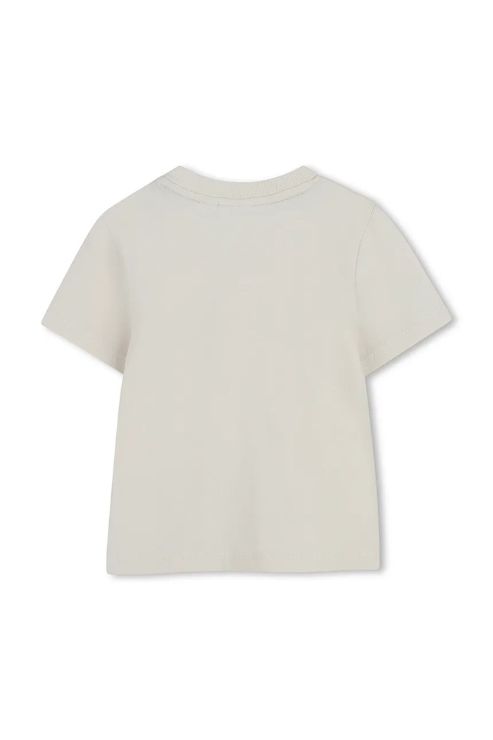 BOSS tricou din bumbac pentru bebeluși J52896.74.81 bej SS26