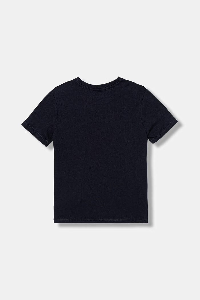 Guess t-shirt bawełniany dziecięcy L6GI00.K8HM4.PPY2.M granatowy SS26