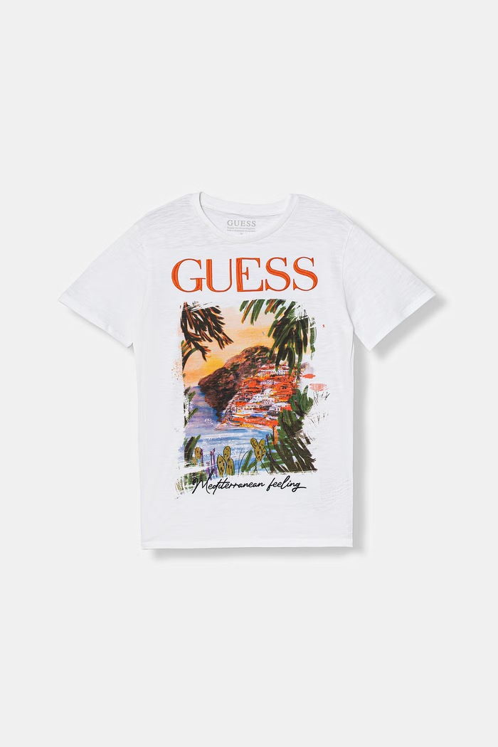 Guess tričko detské bavlnené biela L6GI05.K6XN4.PPY2.M