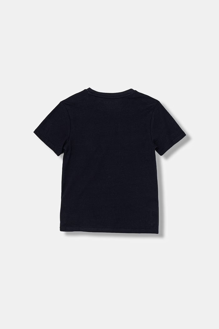 Guess t-shirt bawełniany dziecięcy L6GI09.K8HM4.PPY2.M granatowy SS26