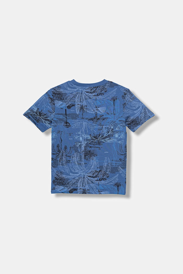 Guess tričko detské bavlnené L6GI14.K8HM4.PPY2.M modrá SS26