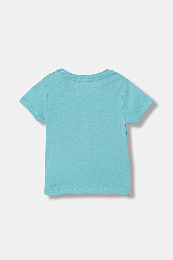 Дитяча бавовняна футболка Guess N6GI04.K8HM4.PPY2.M блакитний SS26