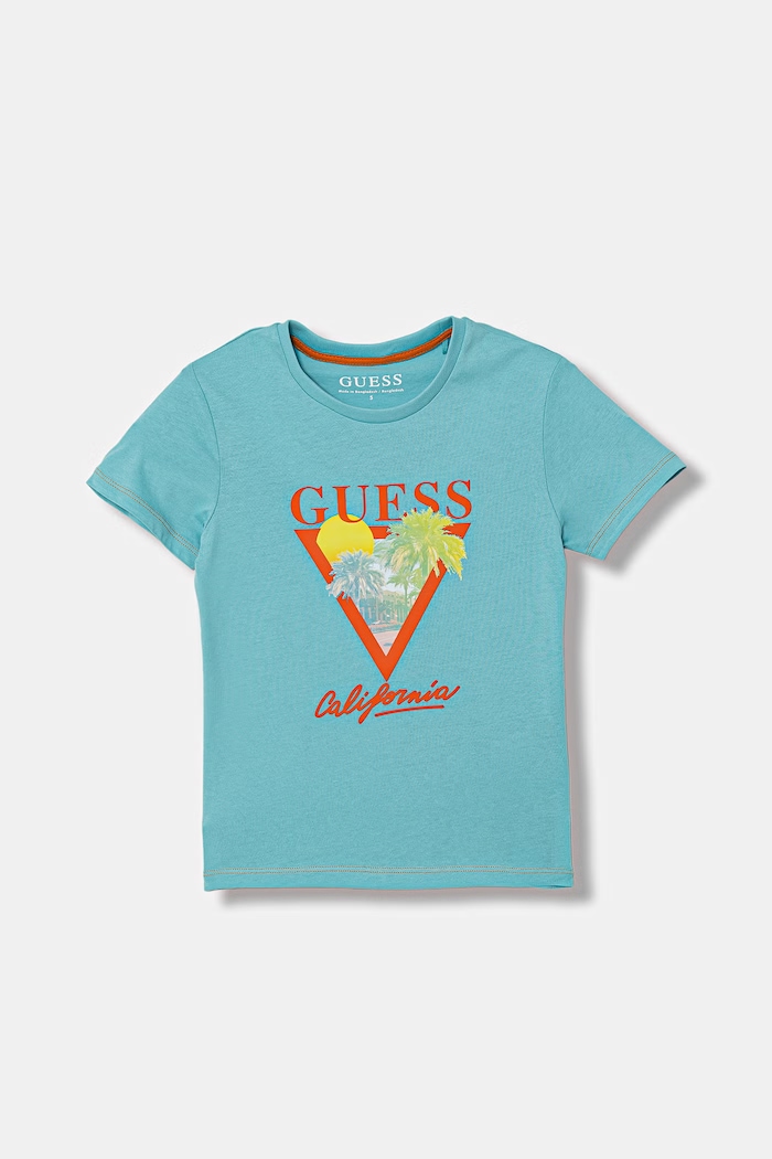 Guess тениска за деца памучна син N6GI10.K8HM4.PPY2.M