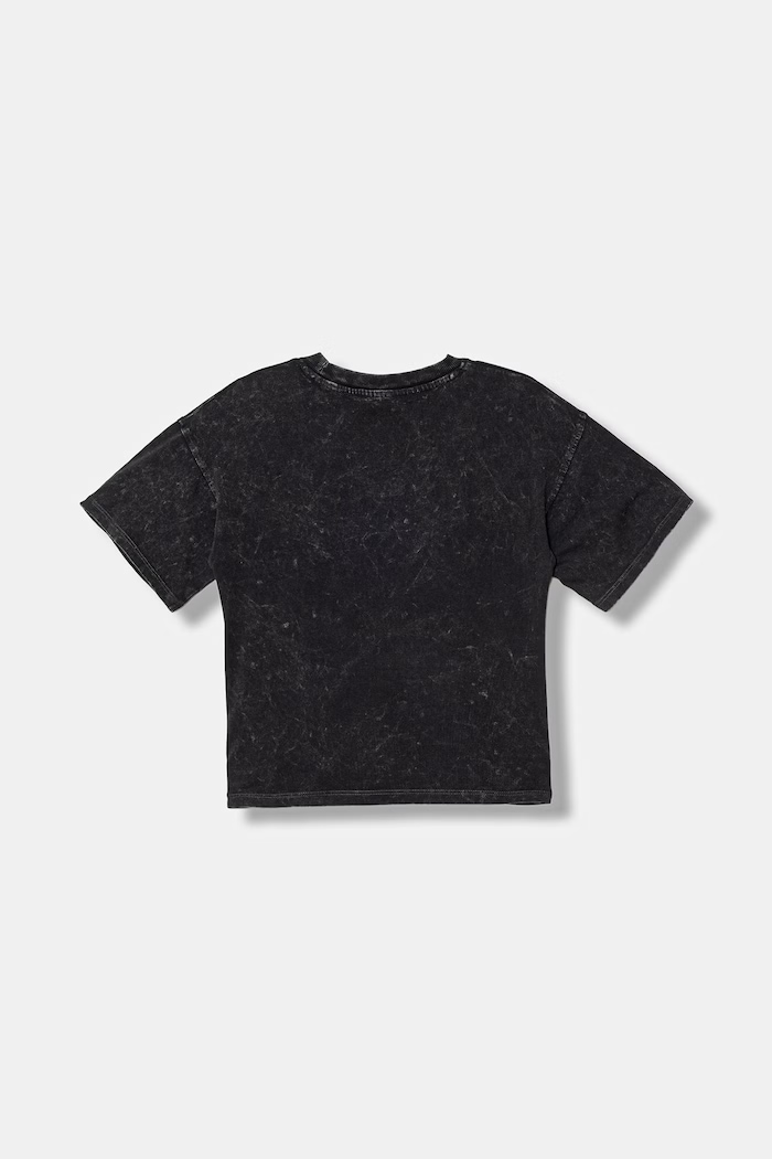 Guess t-shirt bawełniany dziecięcy L6GI18.K8HM4.PPY2.M czarny SS26