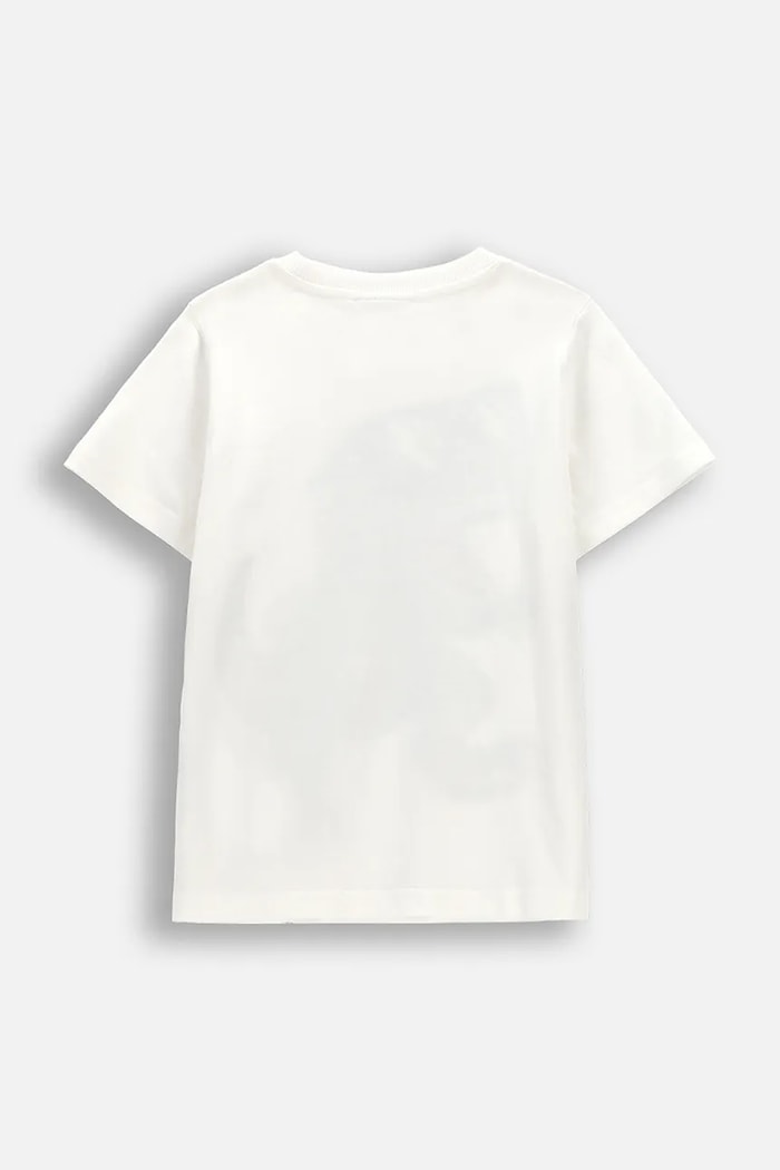 Coccodrillo tricou de bumbac pentru copii WC6143203NBK bej SS26