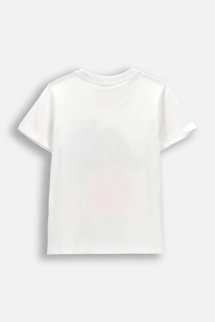 Coccodrillo t-shirt dziecięcy WC6143201RBK biały SS26
