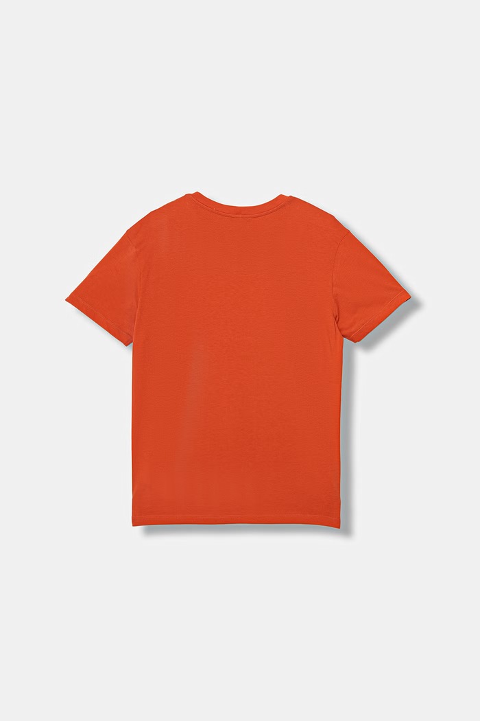 United Colors of Benetton тениска за деца от памук 3I1XC10SJ.G.Stagionale оранжев SS26