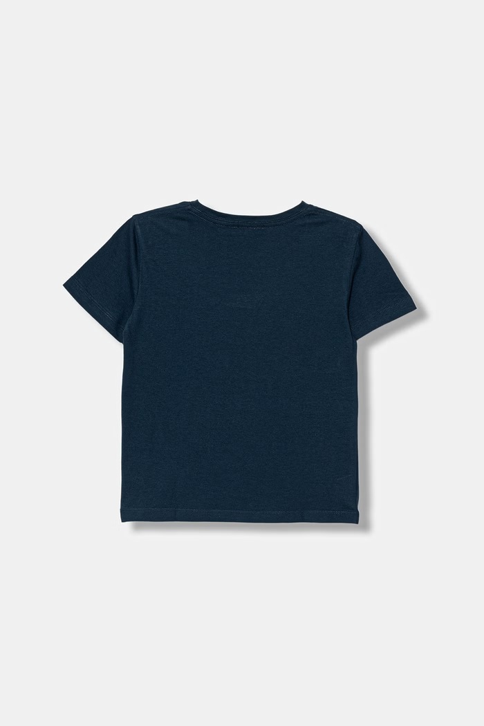 United Colors of Benetton kratka majica otroška bombažna 3I1XG10MA.P.Stagionale mornarsko modra SS26