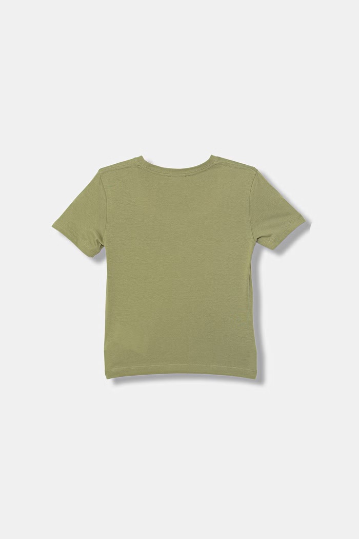 United Colors of Benetton tricou pentru copii din bumbac 3I1XG10MA.P.Stagionale verde SS26