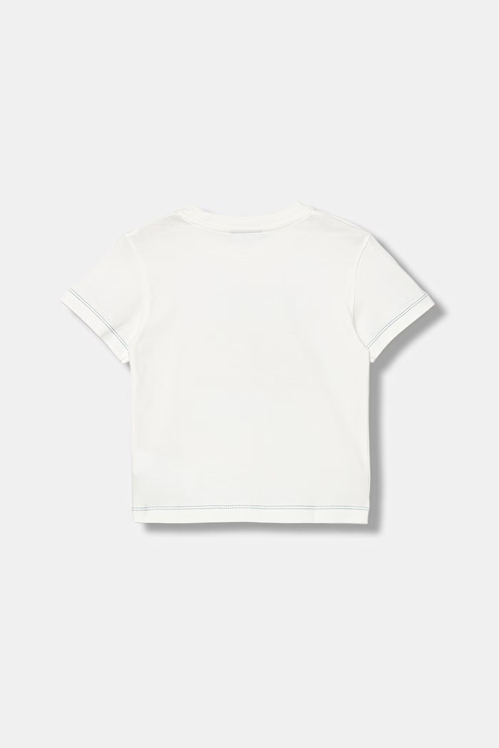 United Colors of Benetton tricou pentru copii bumbac 3MI5G10LX.P.Stagionale alb SS26
