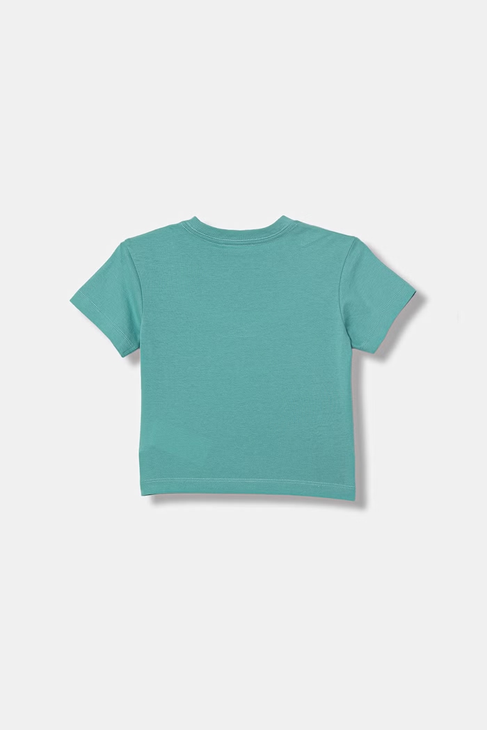 United Colors of Benetton tricou pentru copii din bumbac 3I1XG10MF.P.Stagionale turcoaz SS26