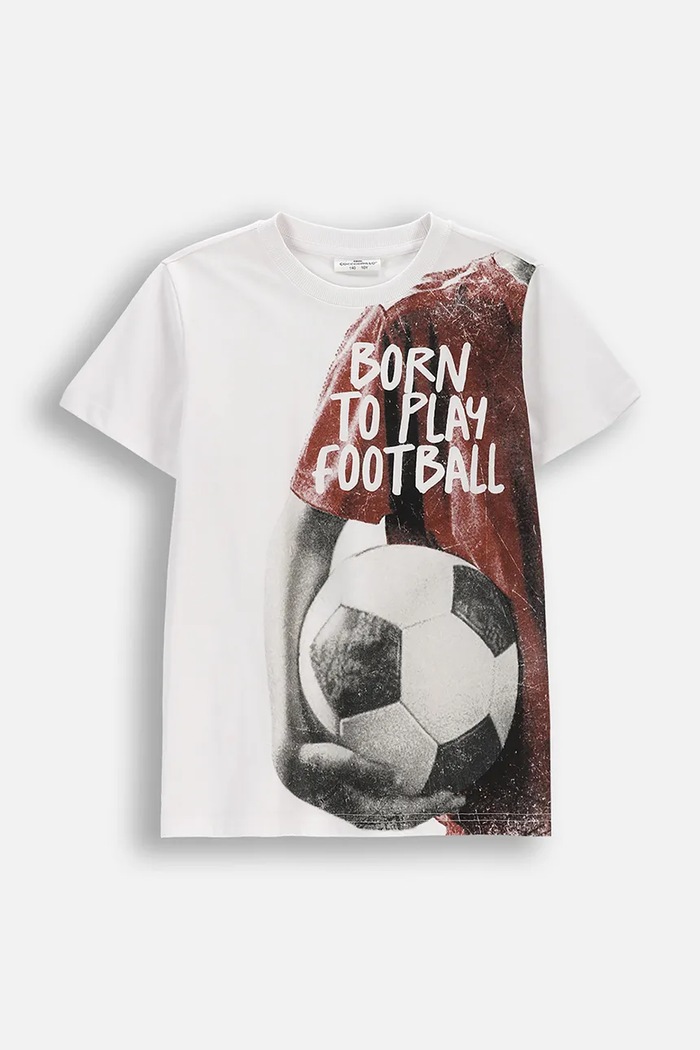 Coccodrillo tricou pentru copii, din bumbac alb WC6143209VBB