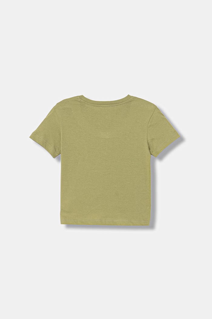 United Colors of Benetton T-shirt dziecięcy bawełniany 3I1XG10MX.P.seasonal zielony SS26