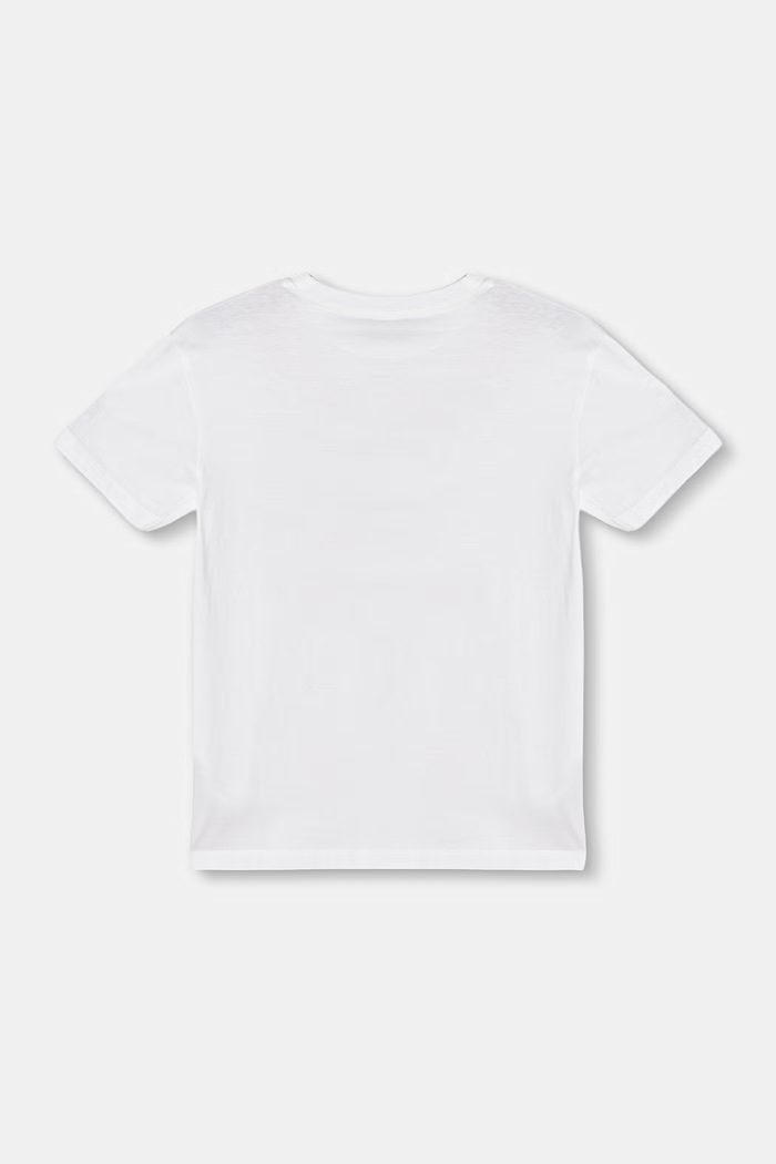 United Colors of Benetton T-shirt dziecięcy bawełniany 3I1XC10TF.G.seasonal biały SS26