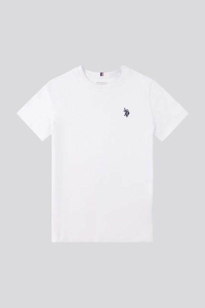 U.S. Polo Assn. tričko detské bavlnené USP2374 biela SS26