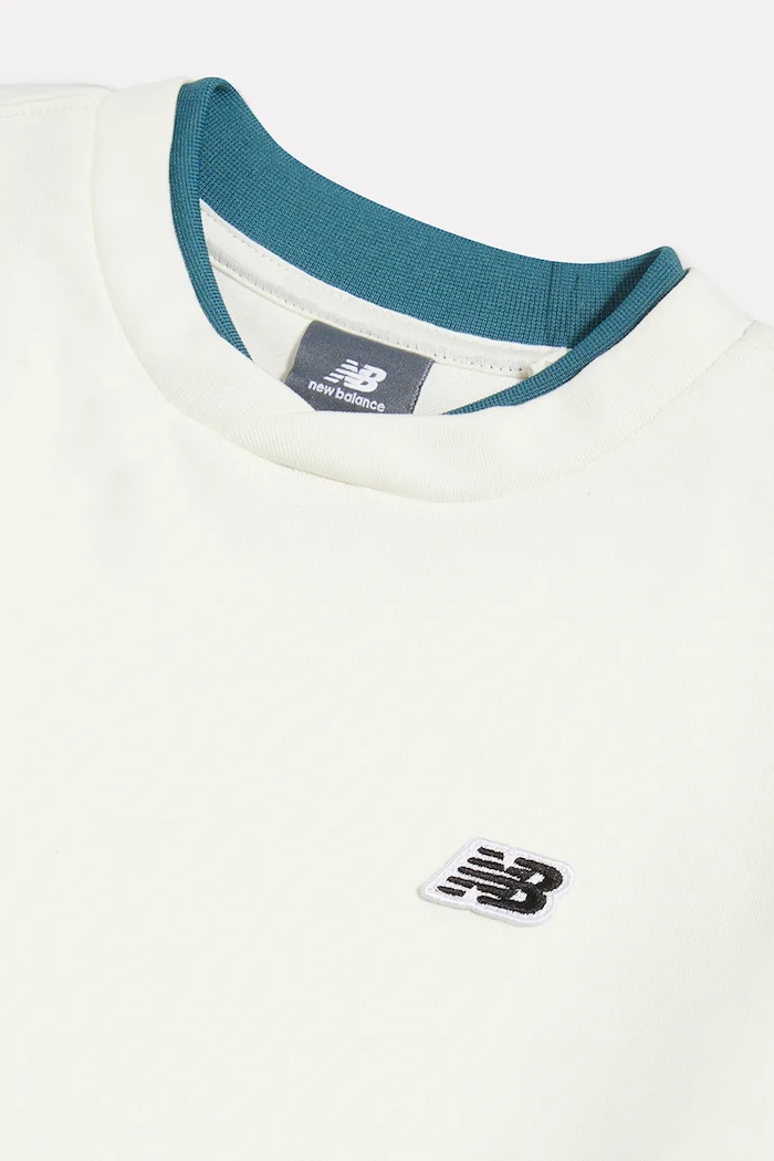 New Balance tricou pentru copii, din bumbac alb YT61B802