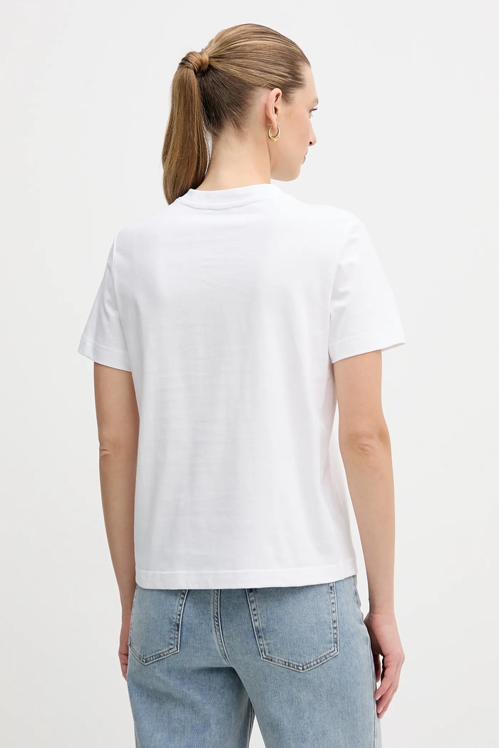 Дрехи Памучна тениска Calvin Klein Jeans LV047E819G бял