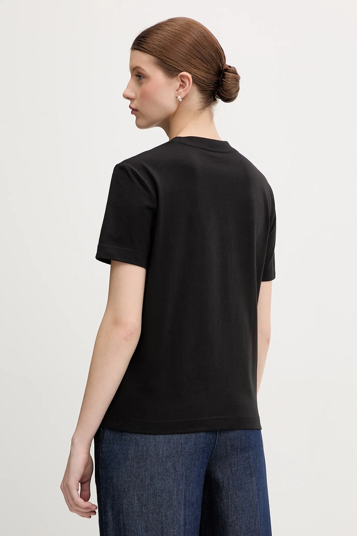 Oblečení Bavlněné tričko Calvin Klein Jeans LV047E819G černá