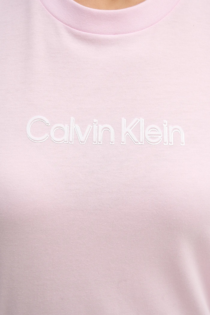 Calvin Klein Jeans pamut póló LV047E821G rózsaszín
