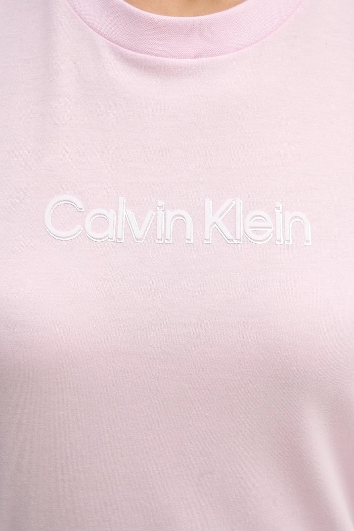 Calvin Klein Jeans pamut póló LV047E821G rózsaszín