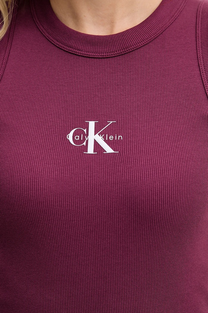 Top Calvin Klein Jeans LV047E200G fialová