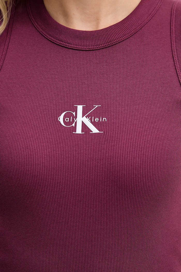 Top Calvin Klein Jeans LV047E200G fialová